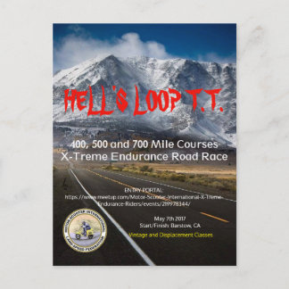 HELL'S LOOP T.T. 2017はがき ポストカード