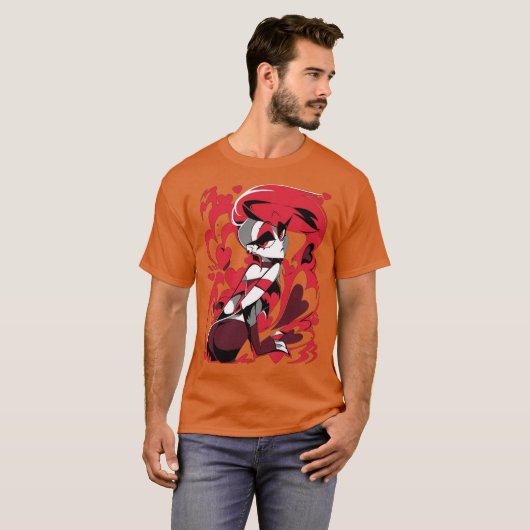 Helluva Boss Loona gift family Tシャツ (正面フル)