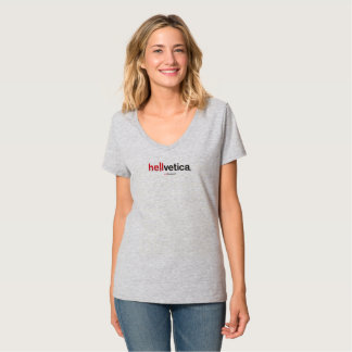hellvetica - ホリゾンタルロゴ tシャツ