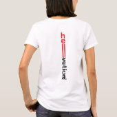 hellvetica – 縦型ロゴ tシャツ (裏面)