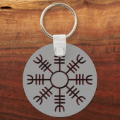 Helm of Awe Red Glow Keychain キーホルダー (正面)