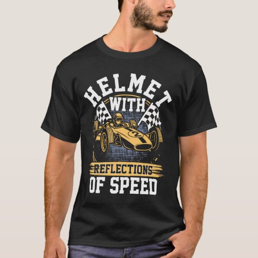 Helmet With Speed Formula Tシャツ (正面)