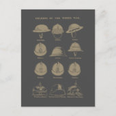 Helmets of the World War 1  ポストカード (正面)