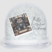 Help Desk Cat, Office, Fun Cats meme Snow Globe (裏面)