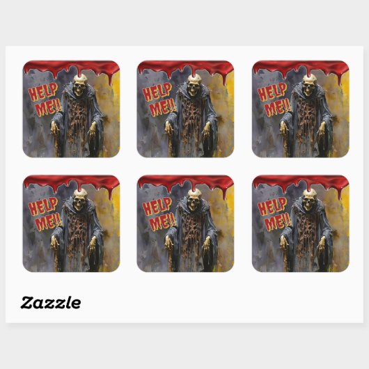 Help Me!! – A Scream from the Shadows スクエアシール (シート)