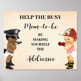 Help Mom Make Yourself Addressee Little Recruit ポスター