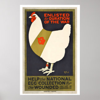 Help the National Egg Collection for the Wounded ポスター