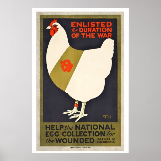 Help the National Egg Collection for the Wounded ポスター (正面)