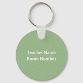Helping Me Grow Teacher Gift Metal キーホルダー (裏面)