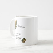 Helping Me Grow Watercolor Oak Tree Thank You コーヒーマグカップ (正面左)