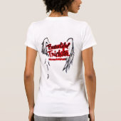 HelpMe2Stop.org著美しいTrichster Tシャツ (裏面)