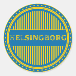 Helsingborg City Pride Emblem – Swedish Identity ラウンドシール
