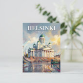 Helsinki Cathedral Finland ポストカード (スタンド正面)