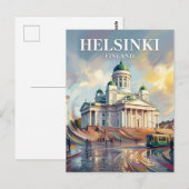 Helsinki Cathedral Finland ポストカード (正面/裏面)