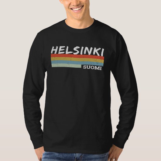 Helsinki City And Souvenir For Men And Women Tシャツ (正面)