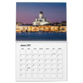 Helsinki-Finland Calendar カレンダー (1月 2027)