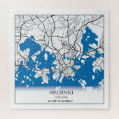Helsinki Finland City Map Coordinates Travel ジグソーパズル (縦)