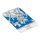 Helsinki Finland City Map Coordinates Travel マグネット (右側)