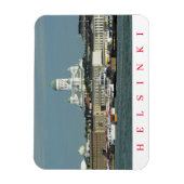 Helsinki harbor and cathedral fridge magnet マグネット (縦)