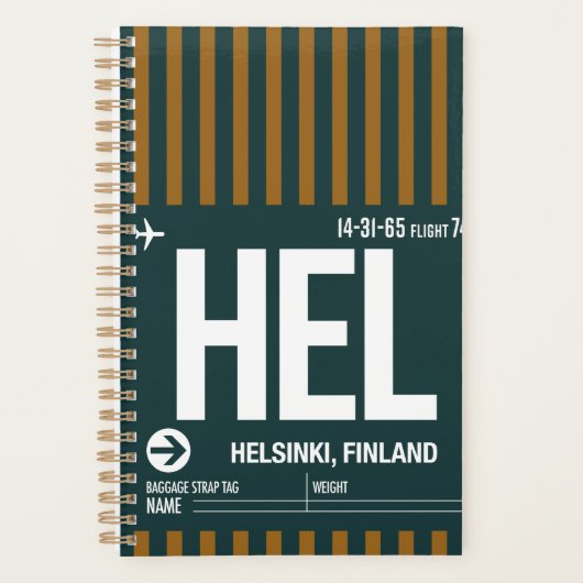Helsinki - Travel Planner 2026 プランナー手帳 (正面)