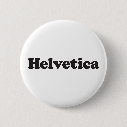 Helveticaデザイン3 缶バッジ (正面)