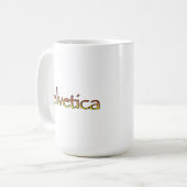 Helveticaパピルス コーヒーマグカップ (正面左)