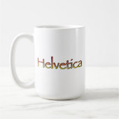 Helveticaパピルス コーヒーマグカップ (左)