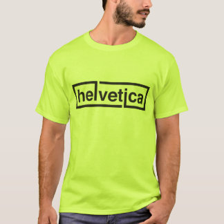 Helvetica芸術家のワイシャツ! Tシャツ