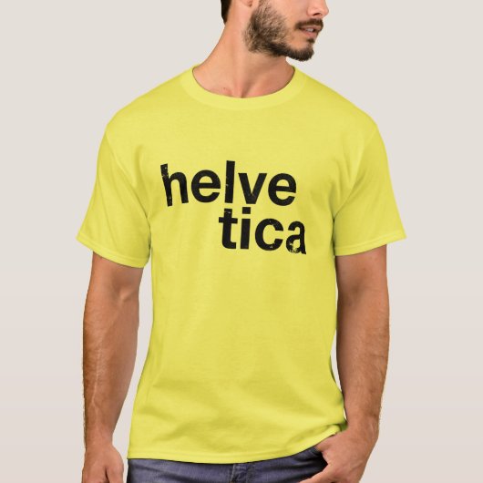 helvetica bk tシャツ (正面)