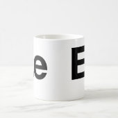 Helvetica Ee コーヒーマグカップ (中央)