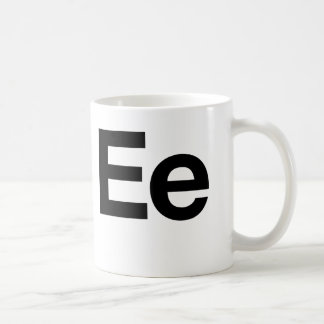 Helvetica Ee コーヒーマグカップ