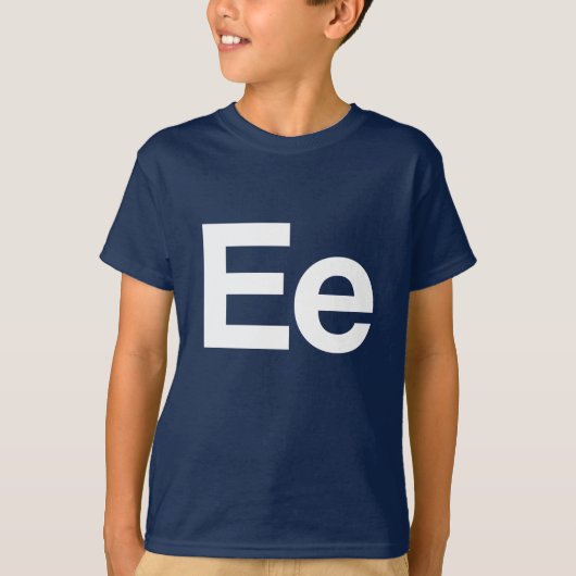Helvetica Ee Tシャツ (正面)