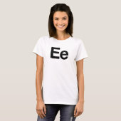 Helvetica Ee Tシャツ (正面フル)