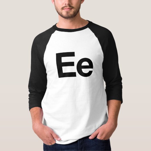 Helvetica Ee Tシャツ (正面)