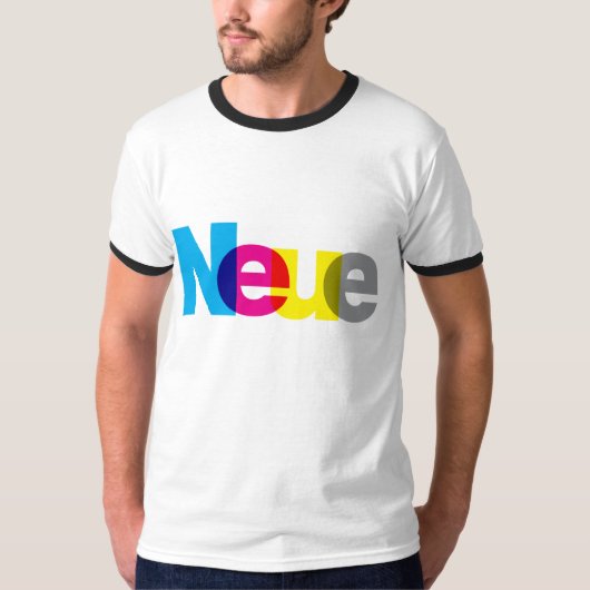Helvetica Neue CMYK Tシャツ (正面)