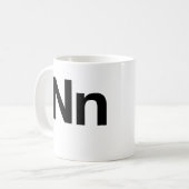 Helvetica Nn コーヒーマグカップ (正面左)