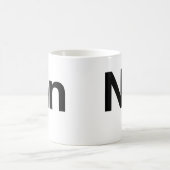 Helvetica Nn コーヒーマグカップ (中央)