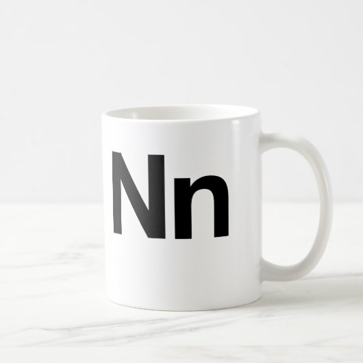 Helvetica Nn コーヒーマグカップ (右)