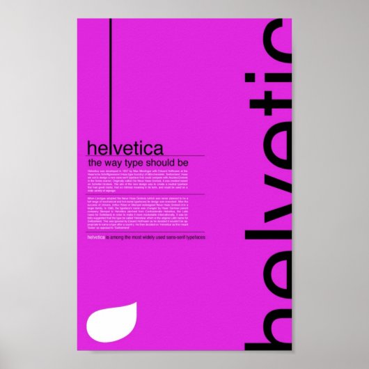 Helvetica Poster ポスター (正面)