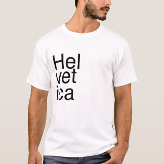 Helvetica Tシャツ