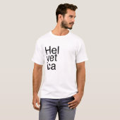 Helvetica Tシャツ (正面フル)