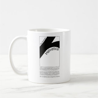 Helvetica Typography | Demo Design コーヒーマグカップ