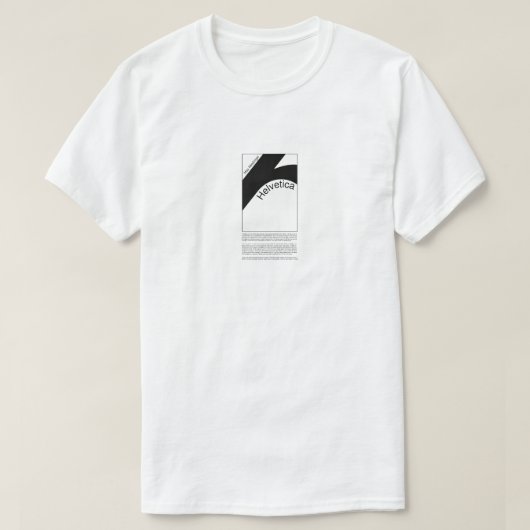 Helvetica Typography | Demo Design Tシャツ (デザイン正面)