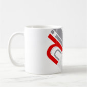 Helvetica Typography | Design コーヒーマグカップ (左)