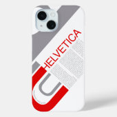 Helvetica Typography | Design Case-Mate iPhoneケース (裏面)