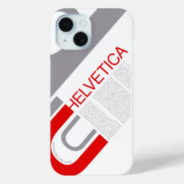 Helvetica Typography | Design iPhone 15ケース