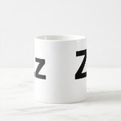 Helvetica Zz コーヒーマグカップ (中央)