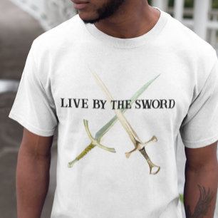 HEMA歴史ヨーロッパ武術アーツライブソード Tシャツ