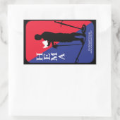 HEMAistデカール 長方形シール (バッグ)