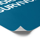 Hemorrhoid Survivor, Funny, Jokes, Sarcastic  ポスター (角)